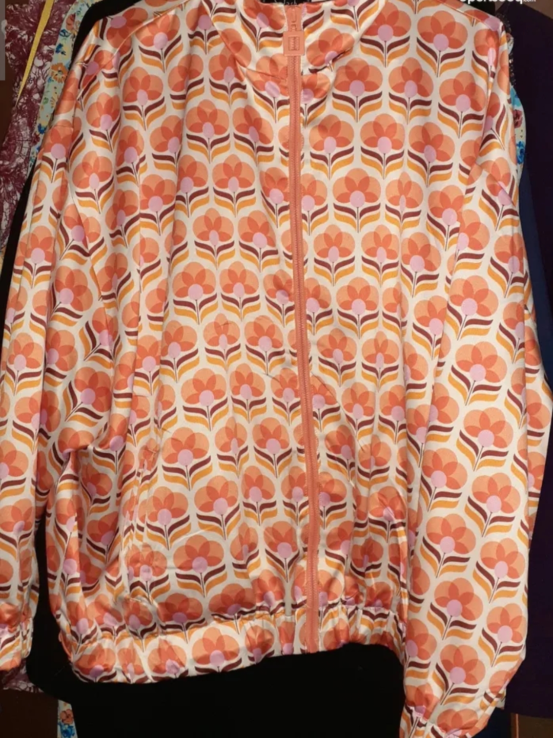 Orange Floral jumper
