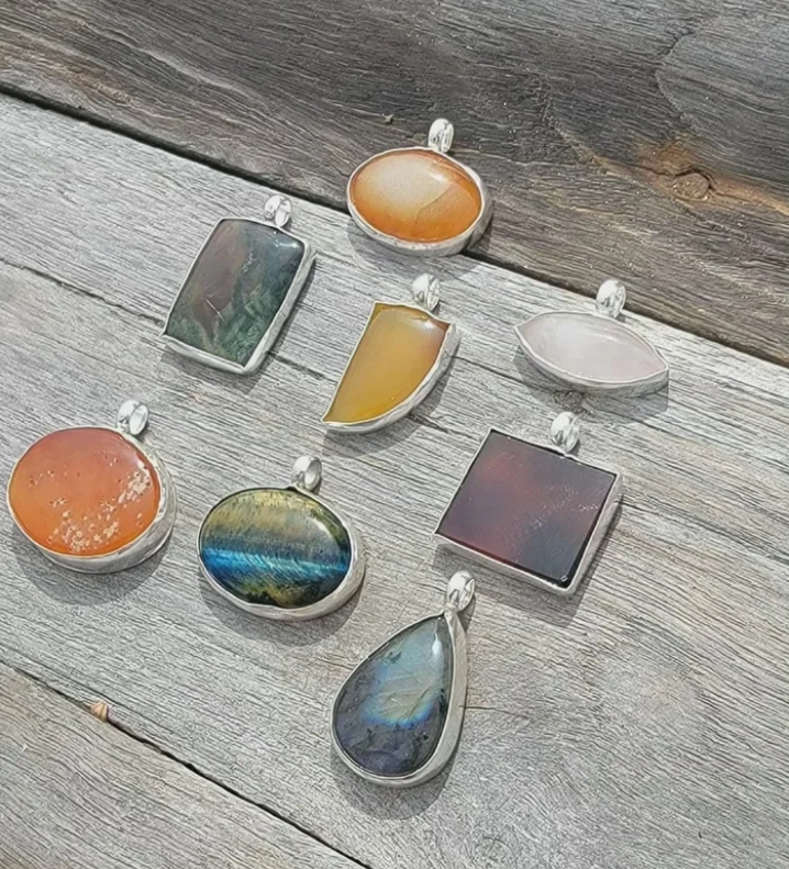 handmade Silver925 Agate stone
