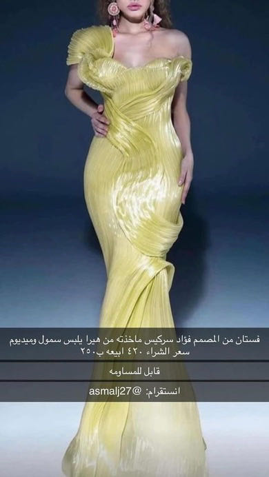 فستان من فؤاد سركيس