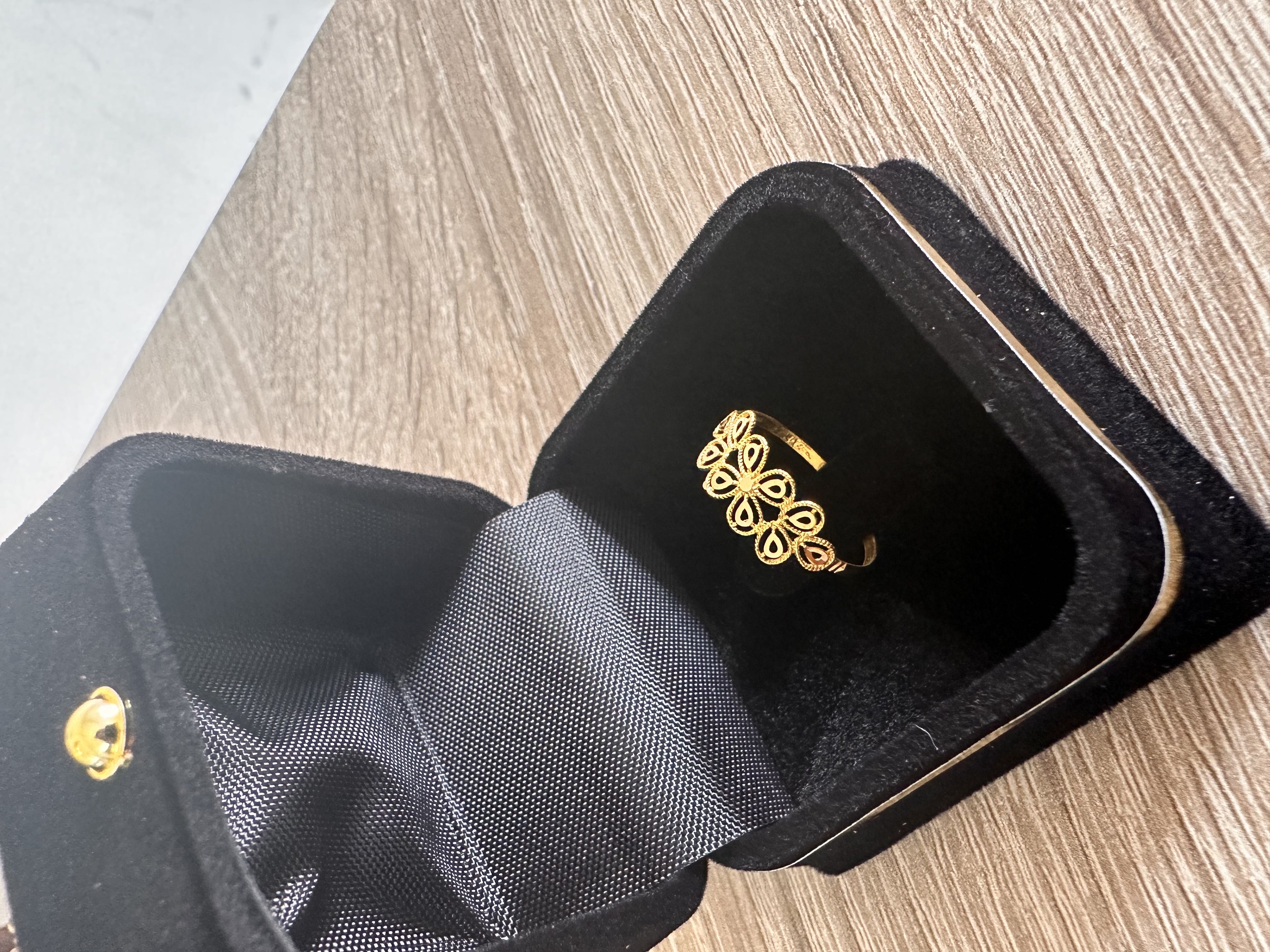 خاتم ذهب عيار 21