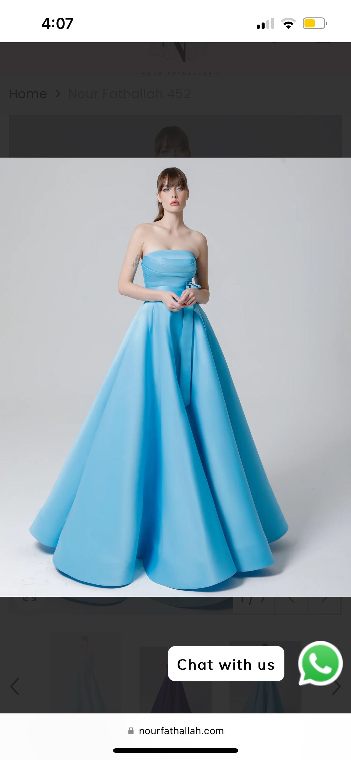 فستان سهرة أو ملكة 🩵💍