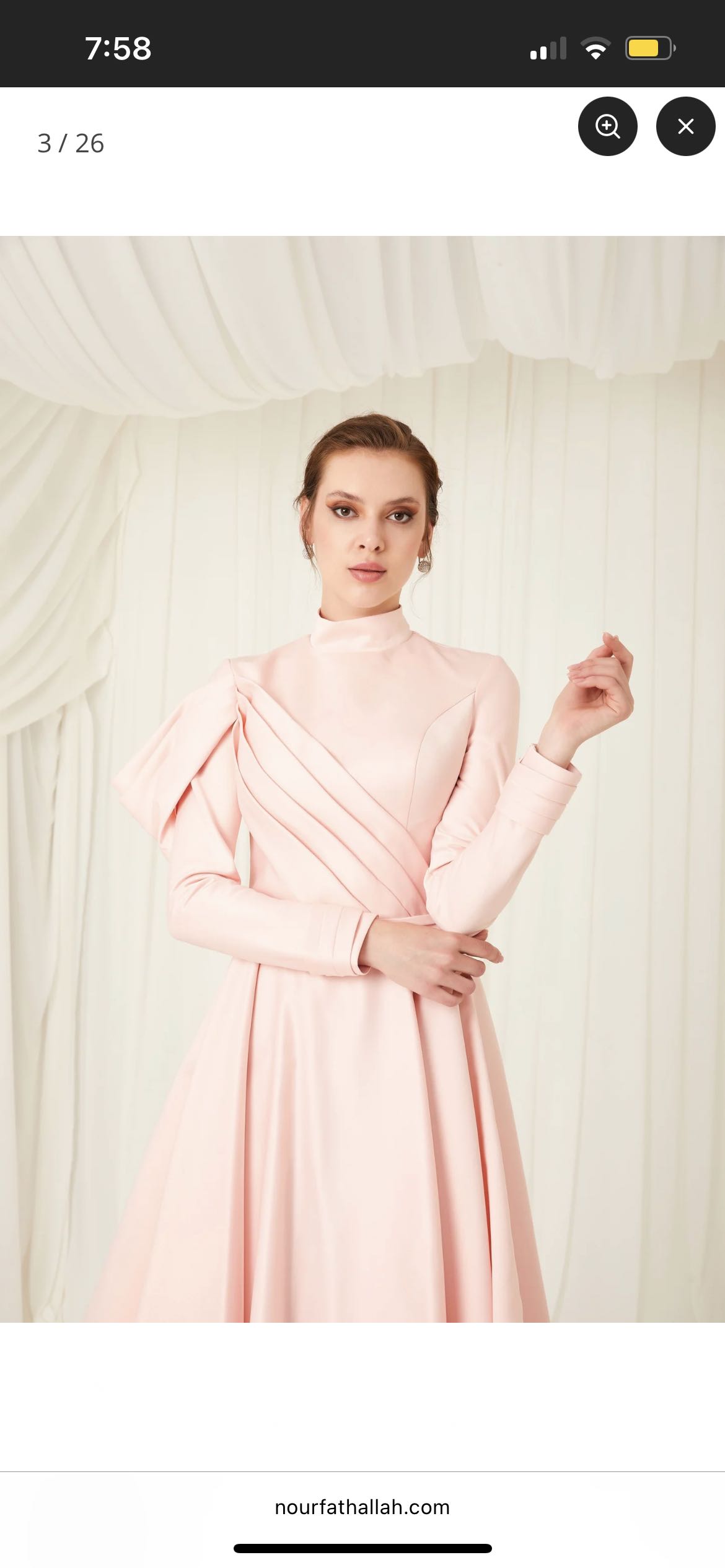 فستان بينك راقي ✨