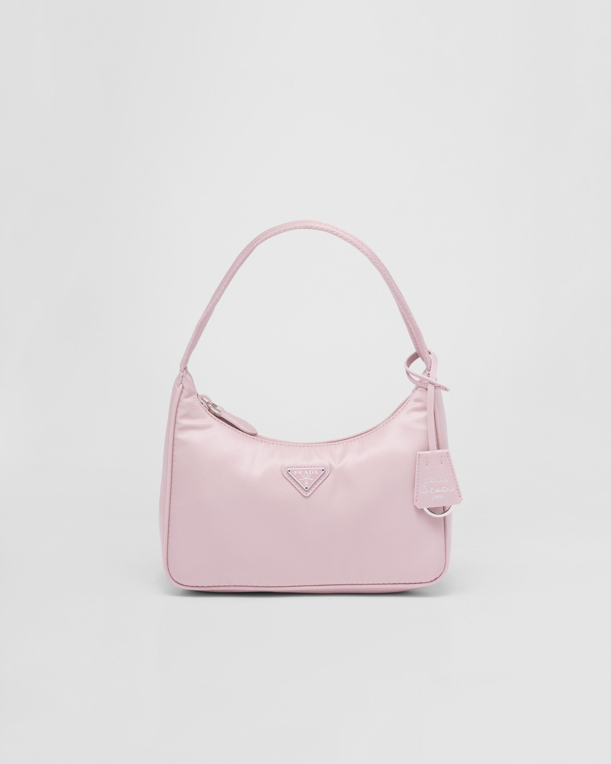 pink prada nylon bag