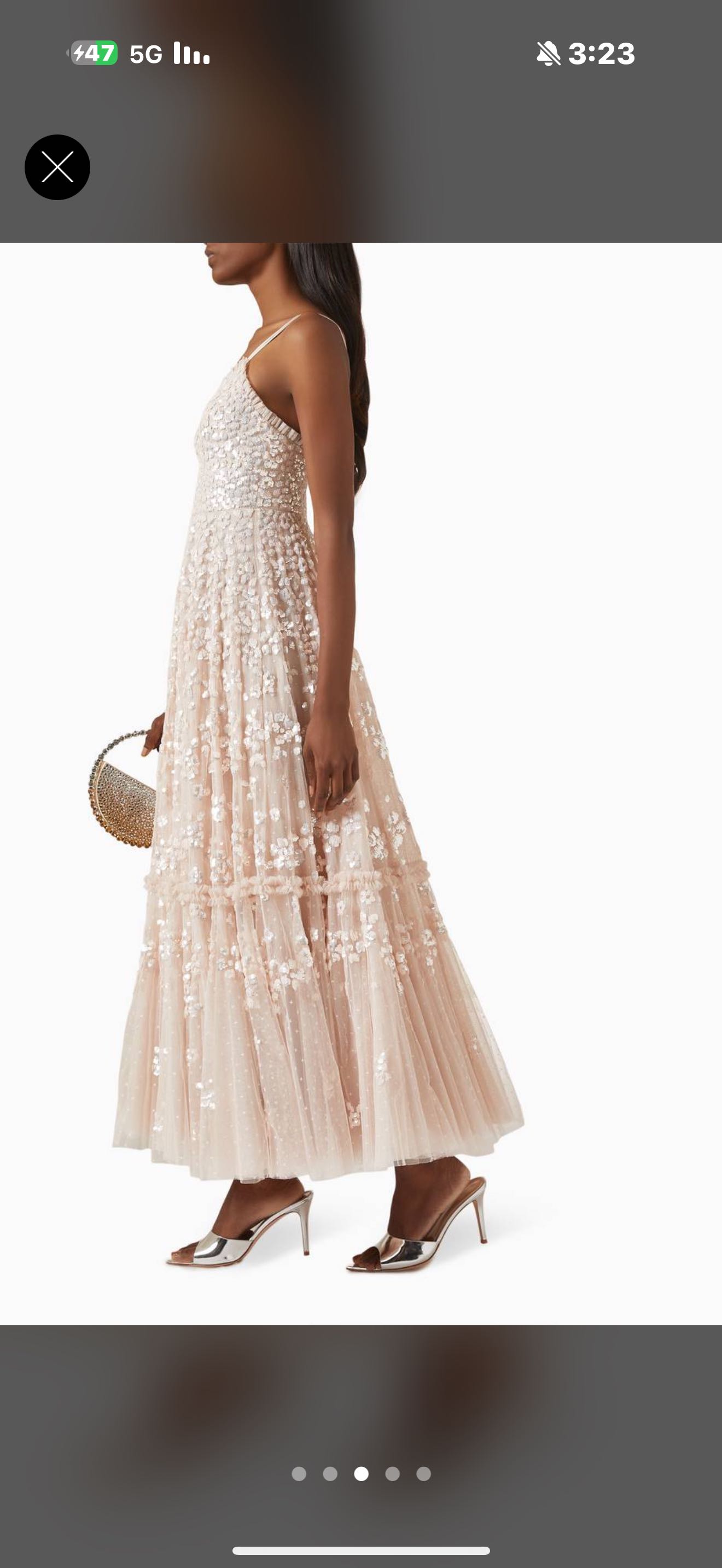 فستان سهرة نيدل اند ثريد