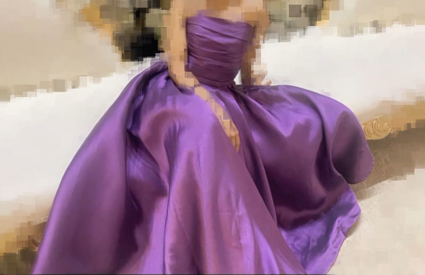 فستان سهرة موف ميكادو اصلي