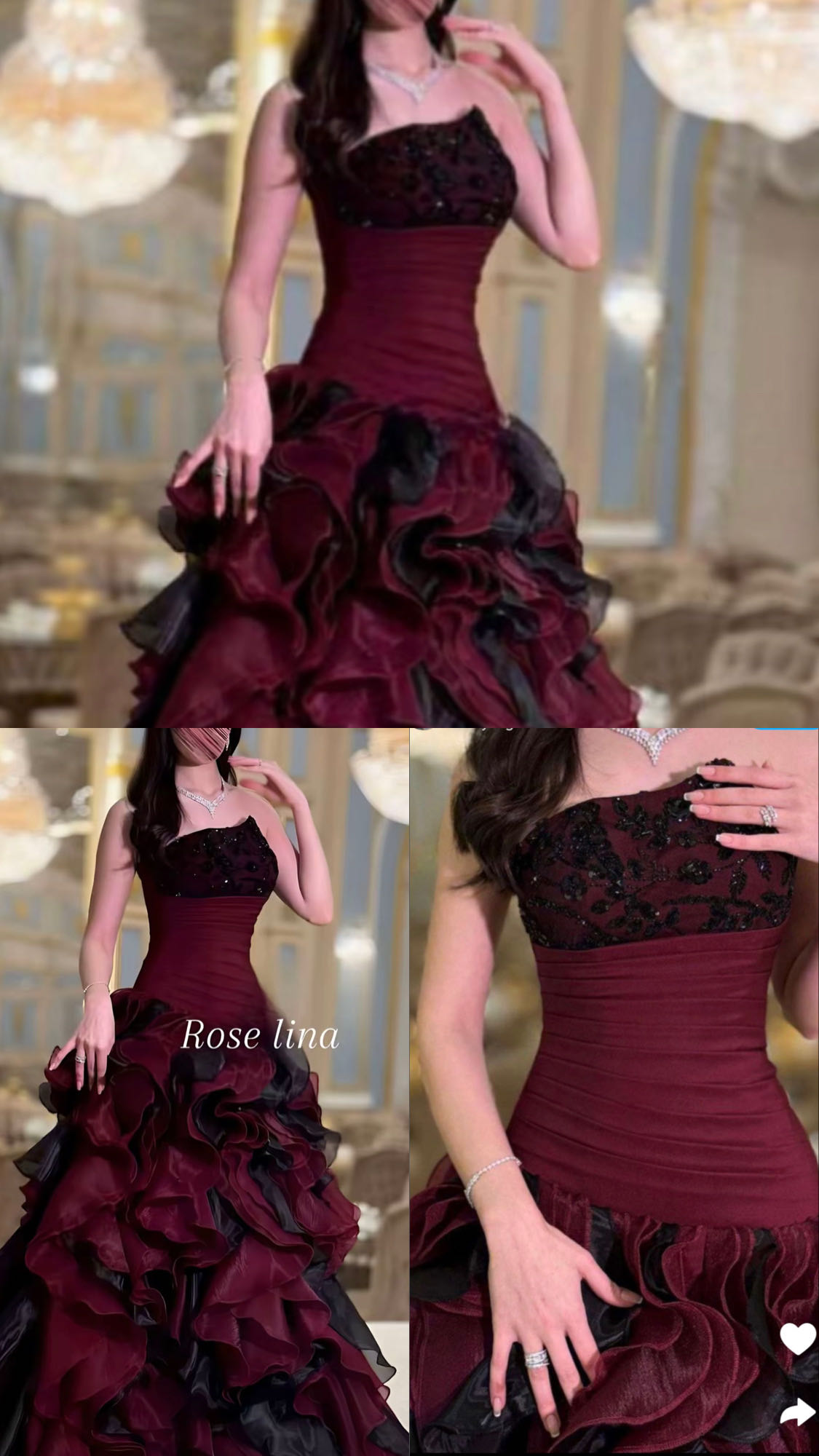 فستان استخدمته ٤ ساعات فقط