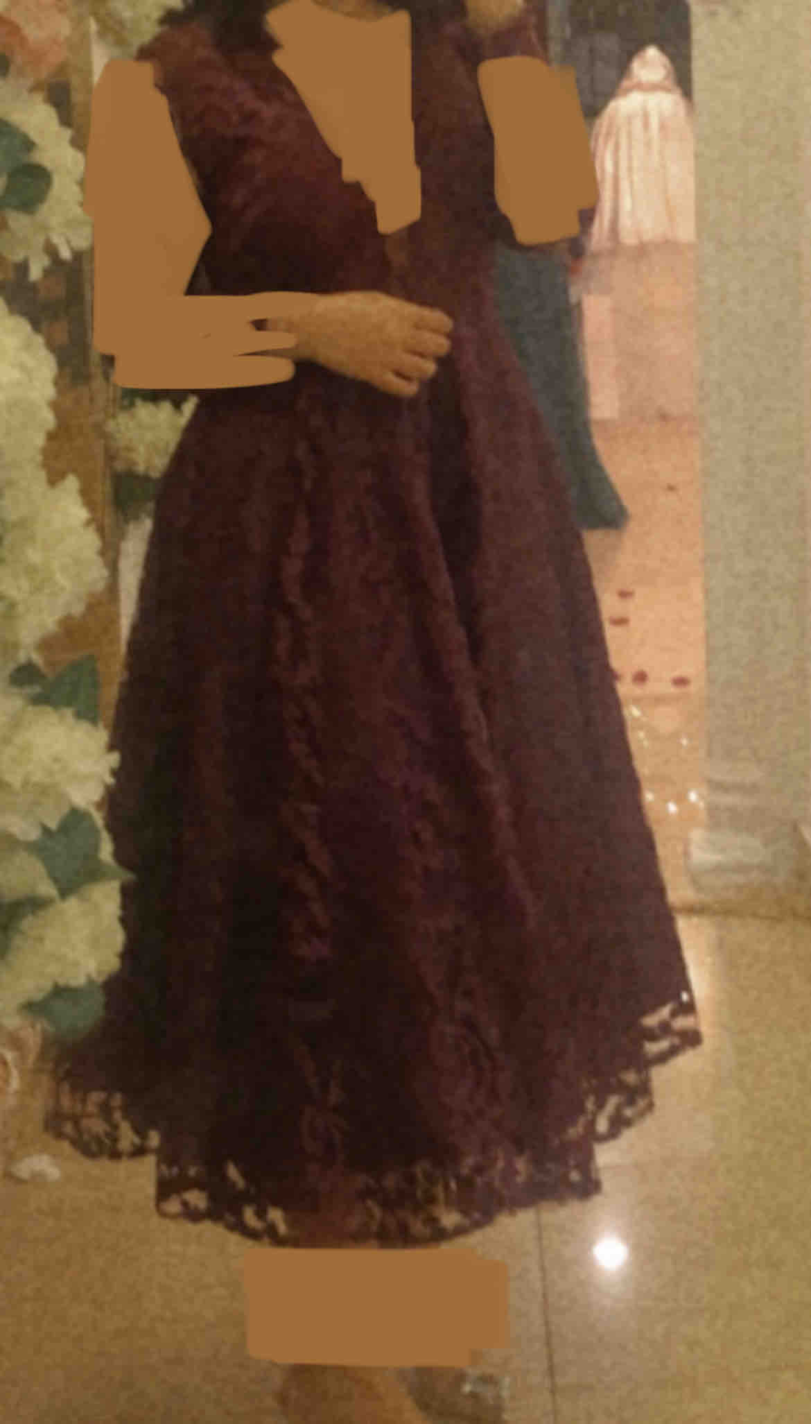 فستان بنفسجي