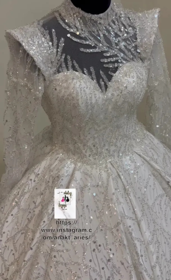 فستان للعرسان جديد احدث تصاميم