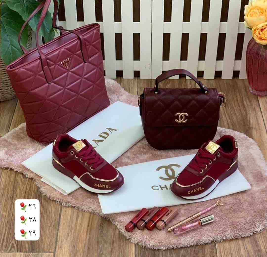 من اقوى العروض طقم شنطتين وشوز