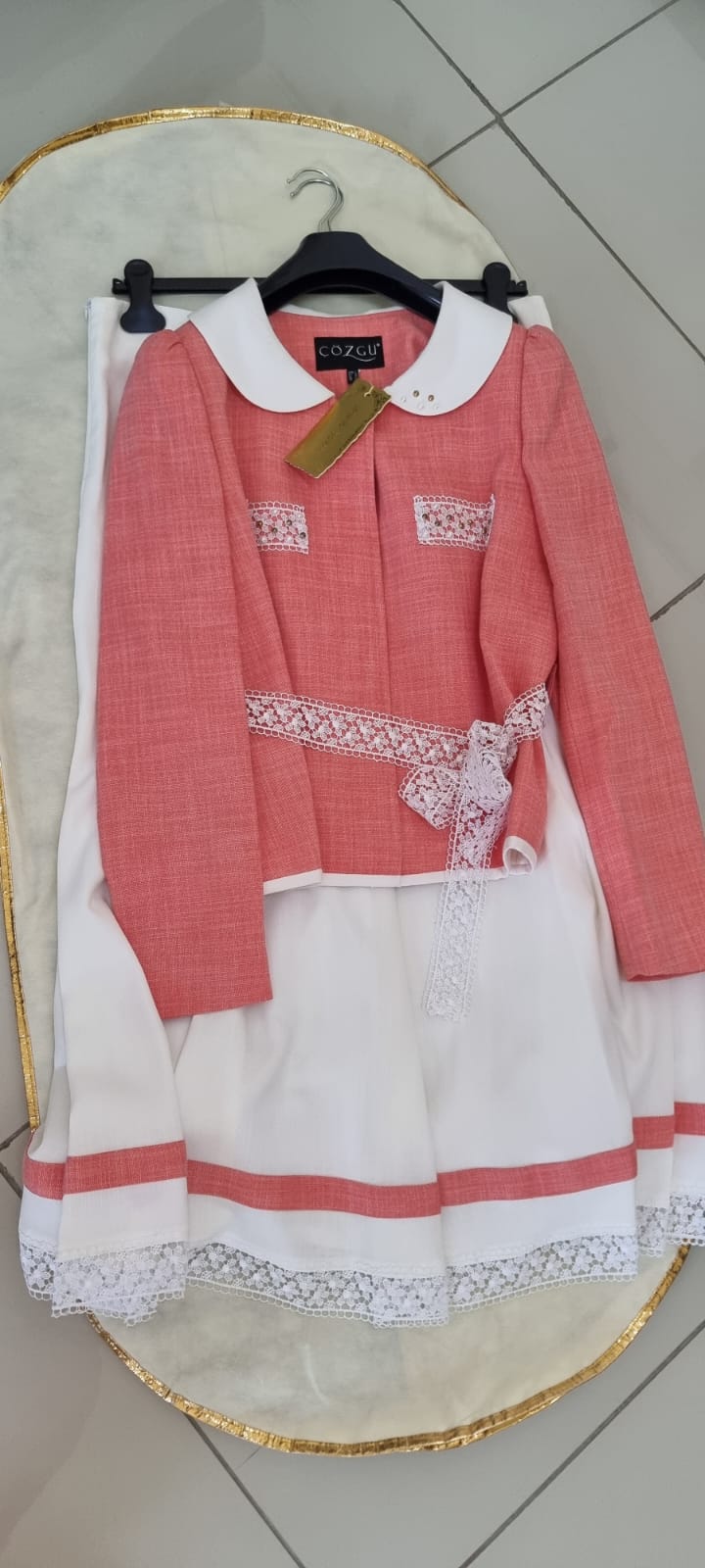 طقم سهرة فخم قطعتين جديد