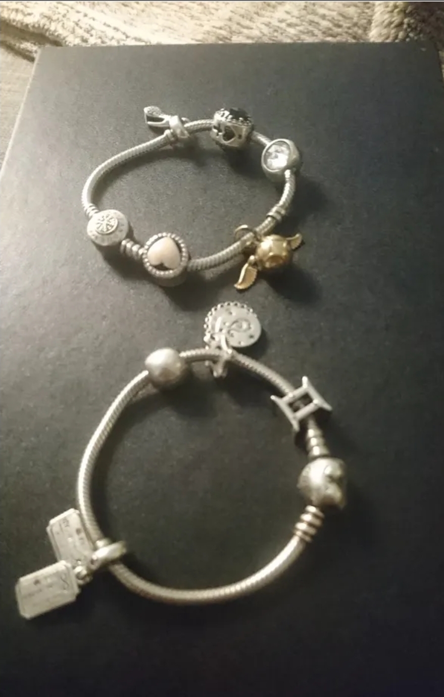 2 Pandora charm bracelets
