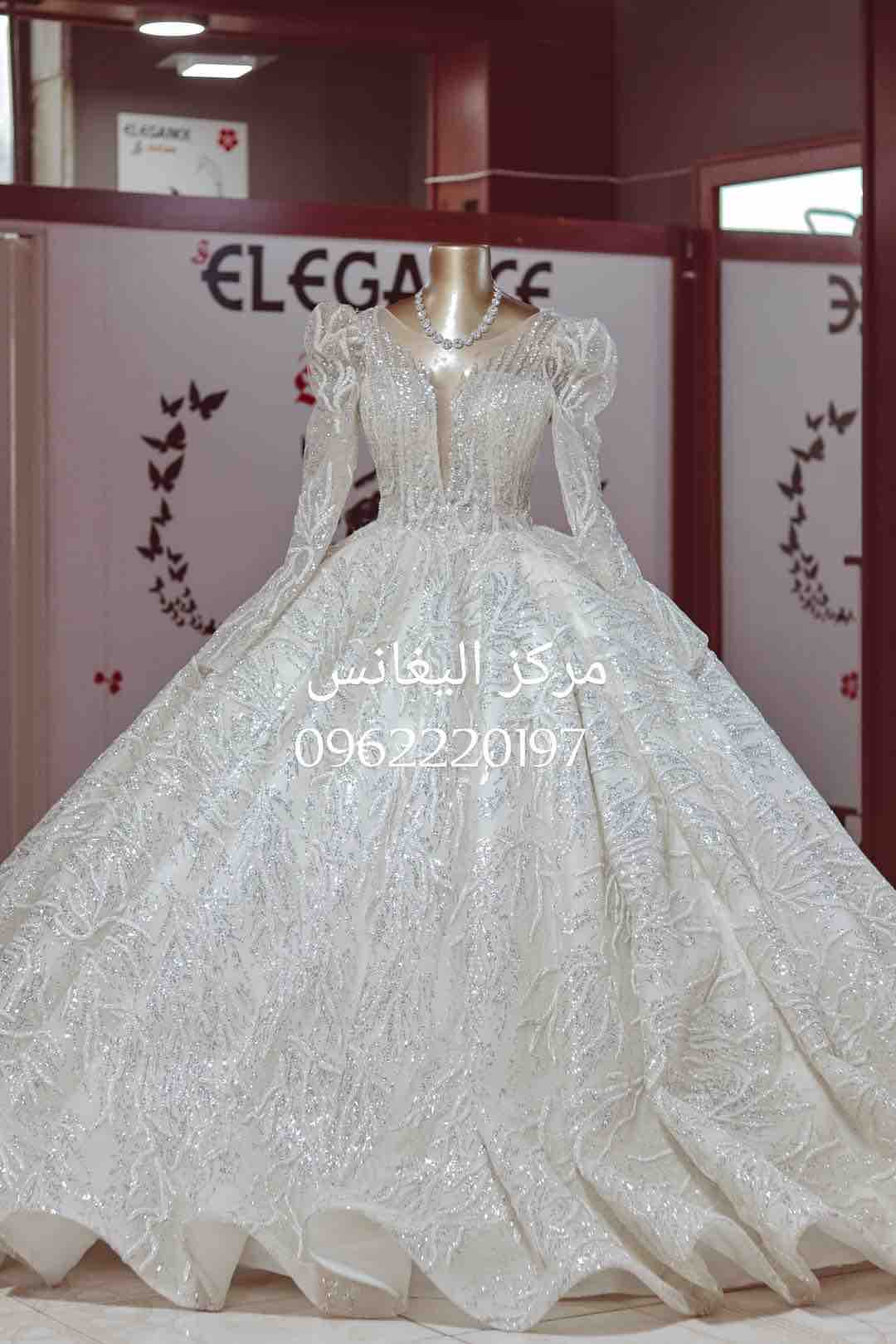 فستان عروس ملبوس ساعتين فقط