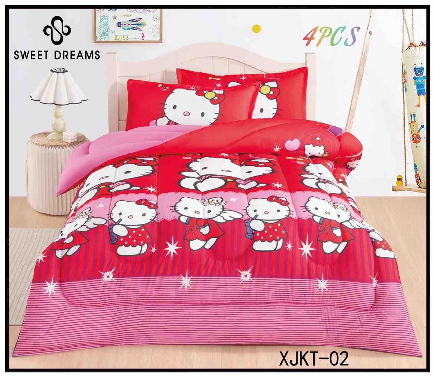 مفارش صيفيه رسوم أطفال  4قطع